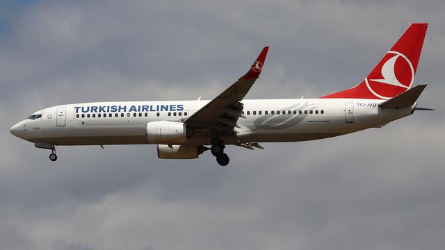 TC-JVO:Boeing 737-800:Turkish Airlines